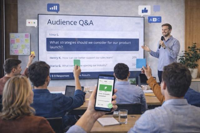 Para preguntas de la audiencia